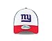 NFL New York Giants Perf Block 2 9FORTY Adjustable Cap, One Size, White/Team Color
