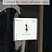 NIUBEE 6 Pack 5x7 Clear Acrylic Sign Holder,Horizontal Wall Mount Sign Holder Plastic Picture Frames for Paper