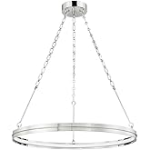 Hudson Valley Lighting Rosendale - 28 Inch 6W 1 LED Small Chandelier-Polished Nickel Finish