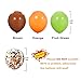 Woodland Party Decorations Balloons 40 Pack 12 Inch Brown Orange Fruit Green Latex Balloons with Confetti Balloon for Baby Shower Woodland Creatures Party Supplies Forest Party Favors