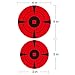 MEMX Reactive Shooting Targets, 4 Inch 200 Sheets Premium Self-Adhesive Target Stickers & High Visibility Impact Bullseye Targets for Pistol Shooting-Airsoft Guns-BB Guns-Rifle.