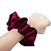 Ondder 5 Pack Large Hair Scrunchies for Hair Ponytail Holder Bobbles Elastic Colorful Scrunchy Hair Bands Ties Hair Scrunchies for Women, Solid Color Cintas Para el Pelo de Mujer