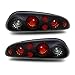 SPPC Taillights Black Assembly Set for Chevrolet Camaro - (Pair) Driver Left and Passenger Right Side Replacement