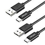 [2-Pack 6ft] iRAG CBS1 USB C to A Charger Cable for Samsung Galaxy S9/S9 Plus/S8/S8 Plus/Note 9/8-6 feet USB Type C to A Fast Charge Charging Cord