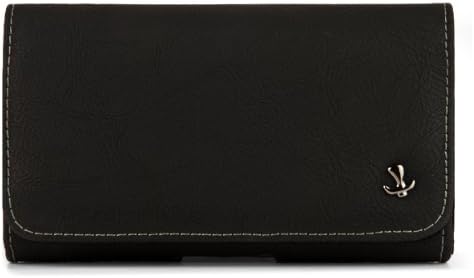 Men's Leather Holster Case for LG Google Nexus 5X, Matte Black