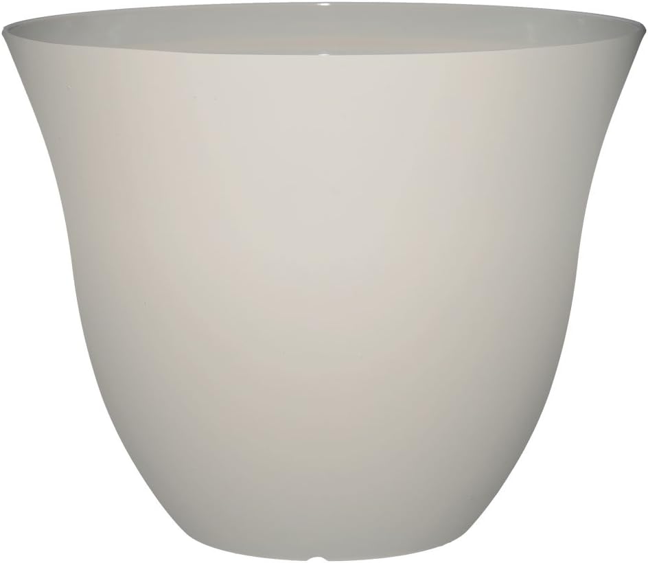 Honeysuckle Planter, Patio Pot, 15" Vanilla