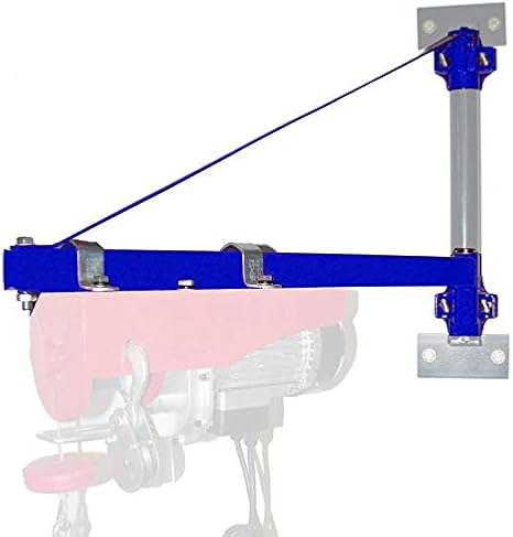 Kit Support Mural Et Bras Pivotant KST-600 Pour Treuil - Capacité 600 Kg, Pour Palans à Câble/Chaîne