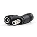 Areyourshop 6 Pcs New Copper DC Power 5.5mmx2.1mm Female to 5.5mmx2.5mm Male Adapter