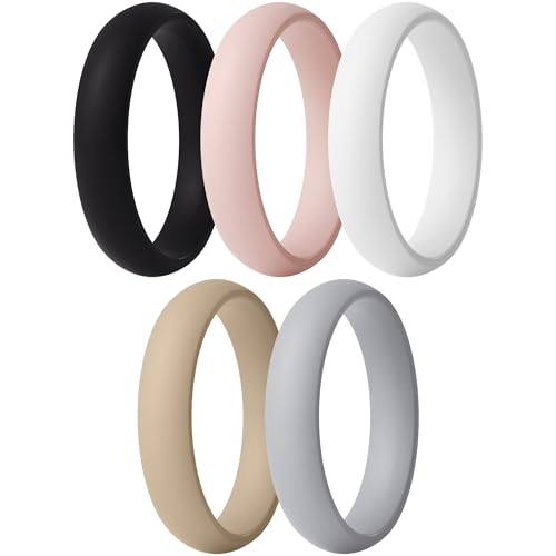 ThunderFit Women’s Silicone Wedding Ring - Rubber