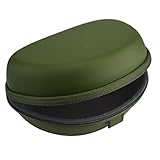 Geekria UltraShell Headphones Carrying Case, Compatible with Beats Solo3, Solo 3 Wireless, Beats Solo2 On-Ear Headphone and More - Protective Hard Shell Headset Travel Bag (Turf Green)