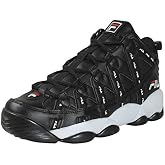Fila Men's Stackhouse Spaghetti Repeat Shoes Black/White/Red 7