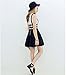 Bluetime Womens Pleated Short Braces Skirt,Black,One Size