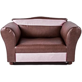 Mini Sofa Sweet Brown Pet Bed