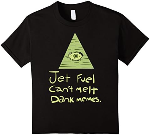 Kids Jet fuel shirt-Jet fuel can't melt dank memes Shirt 4 Black