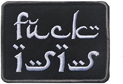 Fk Isis Military Usa Army Tactical Morale Desert Badge Embroidery Velcro Patch