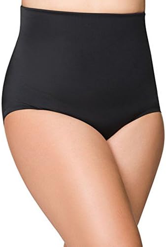 BeautyLean Tummy Control Shapewear For Women High Waist Shaping Panty Laser Cut Firm Control Briefs Womens Underwear Plus Size (Black, 3X)