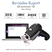 Barcode Scanner Wireless, BAOSHARE Barcode Reader 2.4GHz Laser 1D Bar Code Scanner with USB Receiver for Supermarket, Inventory, Warehouse