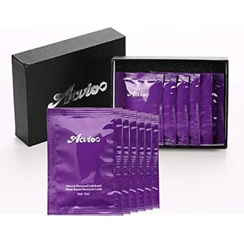 ACVIOO Natural Personal Lubricant,Water-Based, Sex Lube for Women,Men or Couple,Travel Set,8 mL (12 pcs in Gift Box)