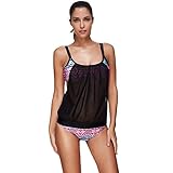 FeelinGirl Women's Bikini Dress Elegant Beachwear Swimsuit