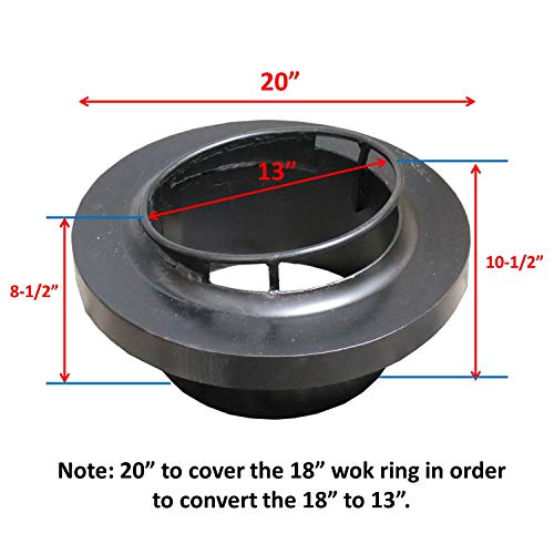 Chinese Wok Range Adapter from 18" to13" Buy Online in UAE