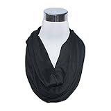BAXBO Women's Jersey Infinity Novelty Flask Scarf (Hidden 8 Ounce Bladder)