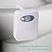 Hillmax Toilet Night Light with 8-Color Water Resistant LED Motion Activated Sensor and Light Detection(Battery Included)