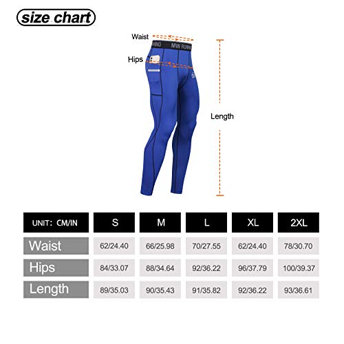 MEETWEE heren Leggings Heren Compressie Sport Leggings - Image 8