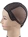 TANYAWIGS Large Black Superfine Wig Cap for Making Wigs With Adjustable Strap And Spare Combs Easy DIY Swiss Lace Perfect Fit (23.5