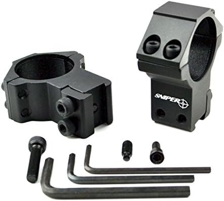Team 15 Tactical Pair of Dovetail 30MM Scope Rings - Choice of Medium or High Profile - Fits 3/8" - 5/8" Dovetail (11mm-15mm) .22 Air Rifle Airgun
