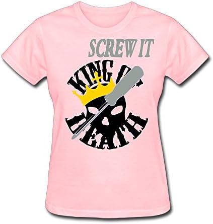 Lxiaqujin King Of Death Women's Short Sleeve T Shirt Size S ColorPink