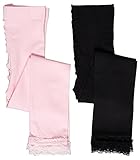 Joe Fresh Big Girl Trim Details Footless Tight 2-Pack