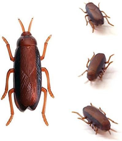 Teydhao 1Pc Electronic Trick-Playing Toy Simulation Insect Crawl Cockroach Vibration Toy