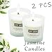 Jasmine Scented Candle-Natural Wax and Fresh Jasmine Essential Candles,Long Lasting and Highly Scented for Stress Relief,Meditation,Spathumb 4