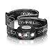 Ultra BRIGHT LED Headlamp - Fully Adjustable - Includes Red Beam - Fully Dimmable - Strobe Light - 100% Water Resistant - Perfect for: Camping, Running, Fishing, Reading, Hunting, DIY & Much More