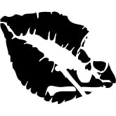 Ranger Hot Stickers Sunset Graphics & Decals Kiss of Death Lips Skull Vinyl Decal, Water Resistant, for Windows, Cars, Trucks