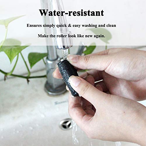 The Extra Coarse rollers are ideal for removing tough calluses and stubborn dry skin, while the Regular Coarse rollers are useful for maintaining smooth, healthy-looking feet. The rollers can be easily interchanged with the device and can be washed for repeated use.