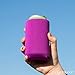 Beer Can Cooler Sleeves for Party - Collapsible Neoprene Soda Can Insulator Sleeve 6 Pack, Multicolored