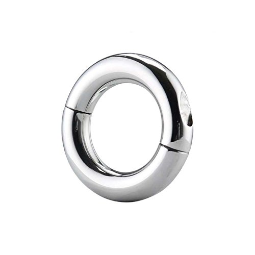 T-Language Stainless Steel Penis Ring Scrotum Pendant Ball Stretcher Cock Chastity Ring Sex Aid Toys for Men 33mm