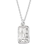 Silpada 'Creative Spark' Cubic Zirconia Pendant Necklace in Sterling Silver, 16