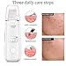 [Upgrade] Soonis Skin Scrubber Facial Cleaner with LED Display Facial Scraper Peeling Pore Cleaner Skin Exfoliating Blackhead Removal Acne Extractor