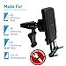 Macally Magnetic Phone Holder for Car Vent, [Design] Car Magnetic Phone Mount with Super Strong Magnet & Foot Support - Car Cell Phone Holder for iPhone - for All Apple Android Smartphone