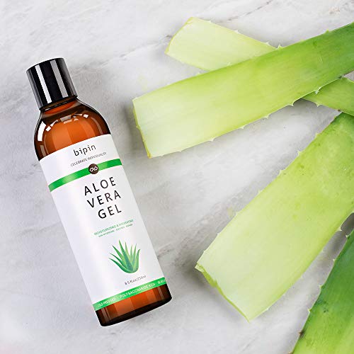 Aloe Vera Gel Natural & Organic Aloe Vera Gel for Face, Hair and
