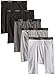 Hanes Ultimate Men's 5-Pack Assorted Long Leg Boxer with ComfortFlex Waistband Briefs, X-Large