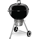 Weber 14401001 Original Kettle Premium Charcoal Grill, 22-Inch, Black