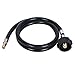 GasSaf 4 FT RV Propane Pigtail Connector Hose QCC1 Connector- Acme x 1/4