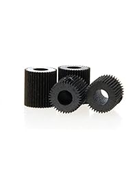 wangdd22 Impresora 3d accesorios 4pcs lot 38 dientes molde Acero lineal extrusor filamento Drive Gear para planetario Gear extrusor