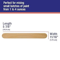 TCP Global Wood Paint Mixing Sticks - 50 Pack