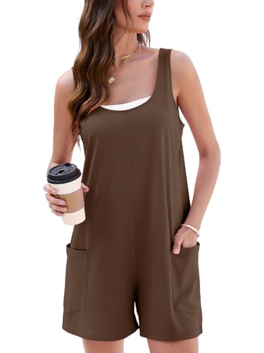 VUTRU Rompers for Women Summer Short Jumpsuits Loose Beach Vacation Clothes at Amazon