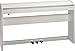 Roland F-140R Compact 88-Key Console Digital Piano with Bluetooth MIDI/USB and Weighted Hammer-Action Keyboard with Ivory Feel, Stereo Speakers, Key Cover, Satin White Finish