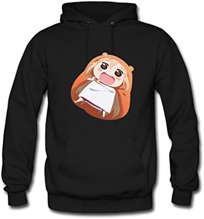 HuaTu Himouto! Umaru-chan Youth Hoodie Pullover XXLarge Black